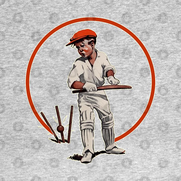 Cricket Batsman Misses the Ball Cricket Lovers Cricket Player by Souvenir T-Shirts